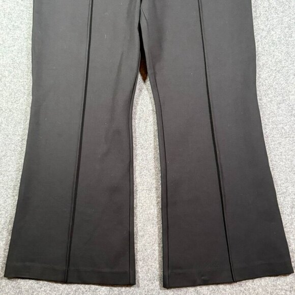 Spanx Womens Perfect Pant Size 3X Petite Hi-Rise Flare Ponte Knit Black NWT Work - Picture 7 of 16